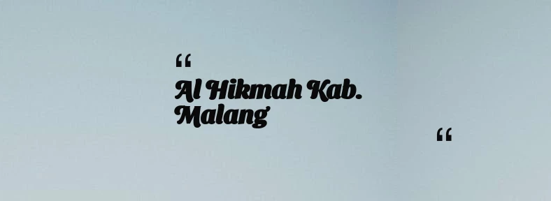 thumbnail for Al Hikmah Kab. Malang