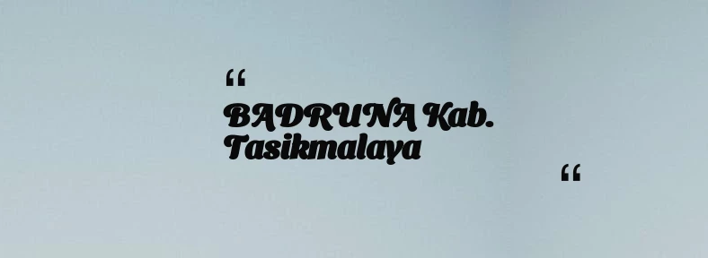 thumbnail for BADRUNA Kab. Tasikmalaya