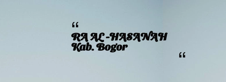 thumbnail for RA AL -HASANAH Kab. Bogor