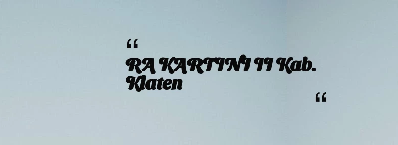 thumbnail for RA KARTINI II Kab. Klaten