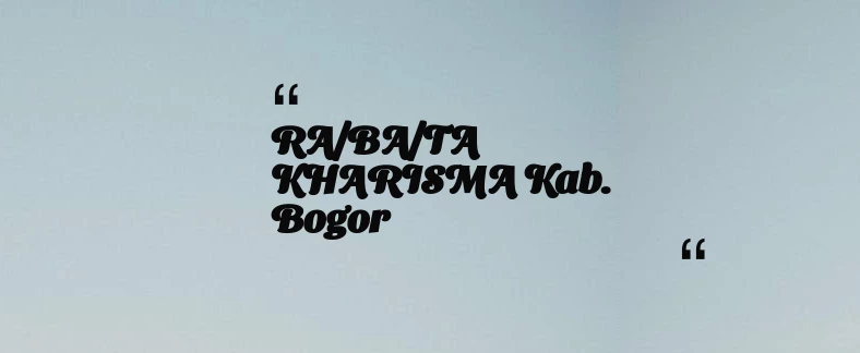 thumbnail for RA/BA/TA KHARISMA Kab. Bogor