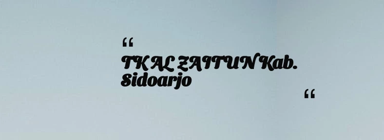 thumbnail for TK AL ZAITUN Kab. Sidoarjo