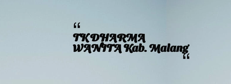 thumbnail for TK DHARMA WANITA Kab. Malang