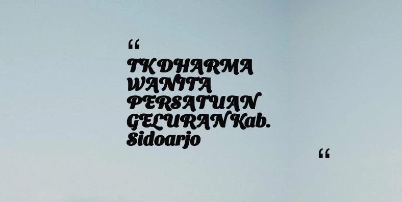 thumbnail for TK DHARMA WANITA PERSATUAN GELURAN Kab. Sidoarjo