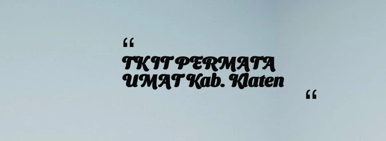 thumbnail for TK IT PERMATA UMAT Kab. Klaten